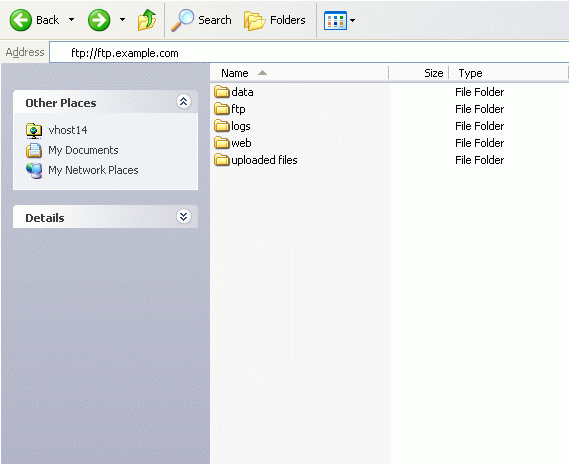 Creating And Deleting Folders Using Windows Explorer Ftp 1461