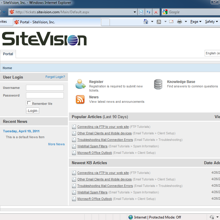 Help Desk Features For Newcomers