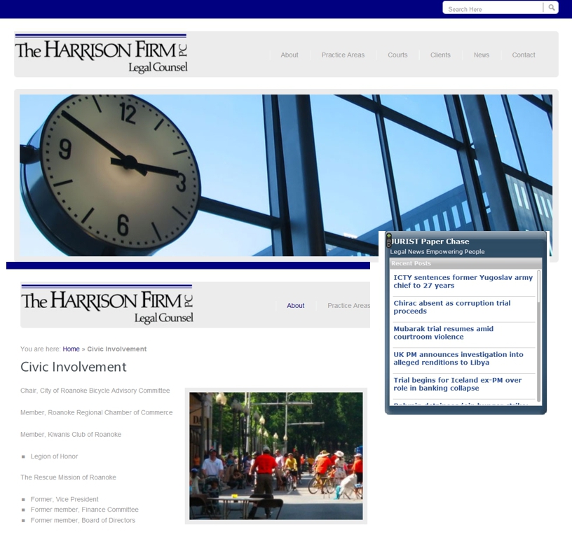 SiteVision Creates New Website for Harrison Firm, PC