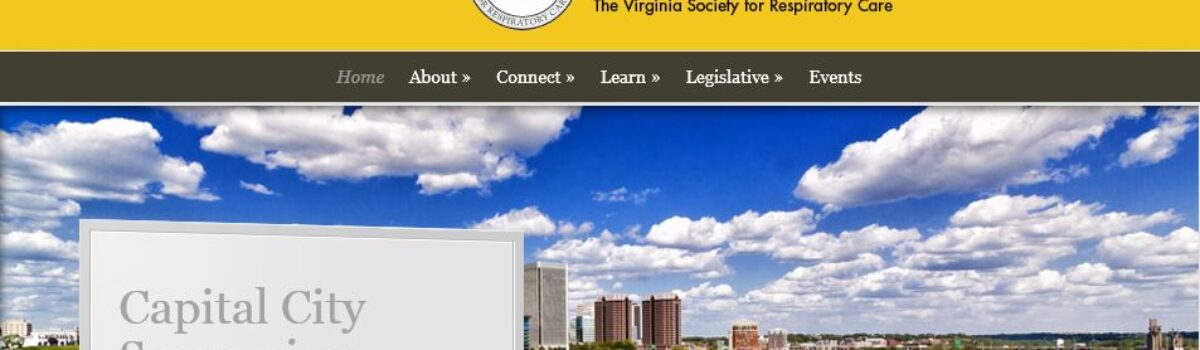 The Virginia Society for Respiratory Care Launches Updated Website by SiteVision