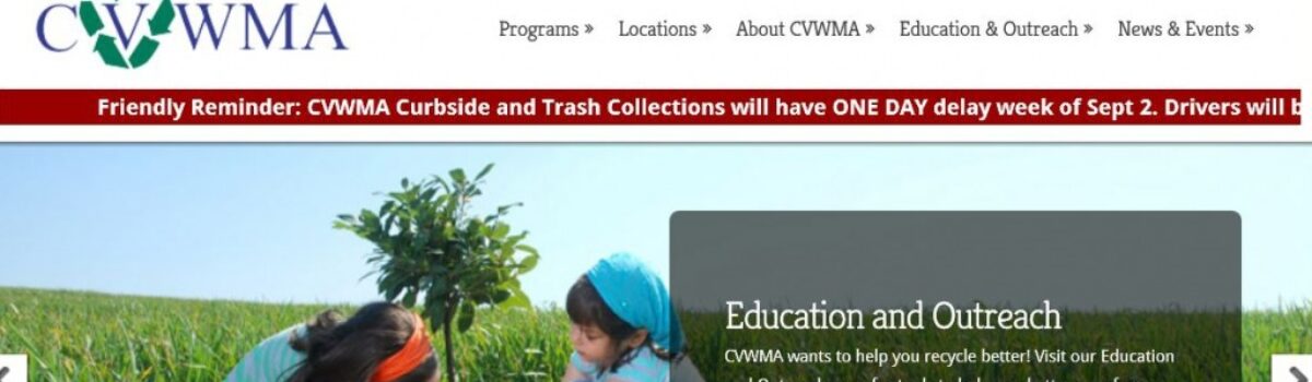 New CVWMA Website by SiteVision Goes Live